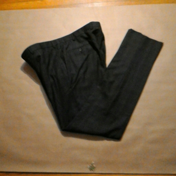 JACK VICTOR Charcoal Plaid Trousers Essence ct - Picture 3 of 4